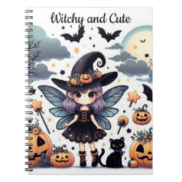 Witchy en Schattige Spiral Photo Notitieboek