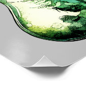 Witchy en Wild - Halloween Black Cat en drankjes Perfect Poster (Hoek)