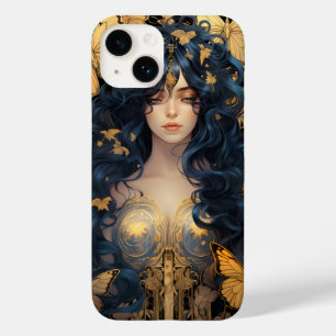 Witchy Enchantress Sorceress Vrouw Dark Academia Case-Mate iPhone 14 Hoesje