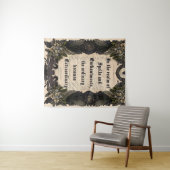 Witchy esthetische slaapkamer wandkleed (In Situ (horizontaal))