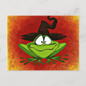 Witchy Frog Briefkaart (Voorkant)