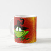 Witchy Frog Coffee Mok (Voorkant links)
