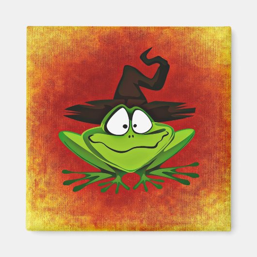 Witchy Frog Magneet (Voorkant)