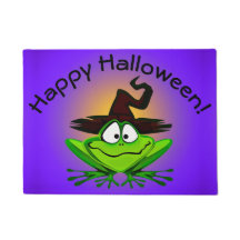 Witchy Frog op Paars