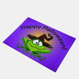 Witchy Frog op Paars Deurmat