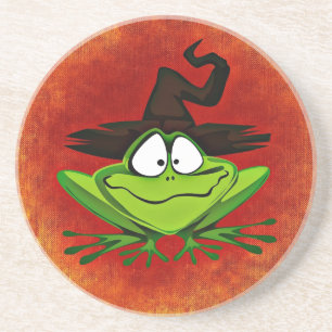 Witchy Frog Zandsteen Onderzetter