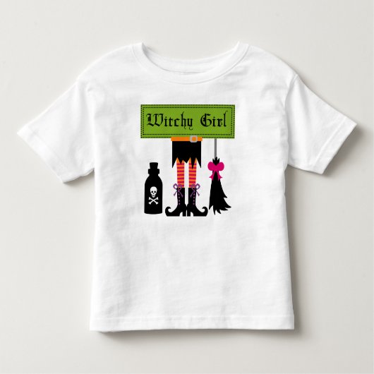 Witchy Girl Halloween T-shirts en cadeautjes (Voorkant)