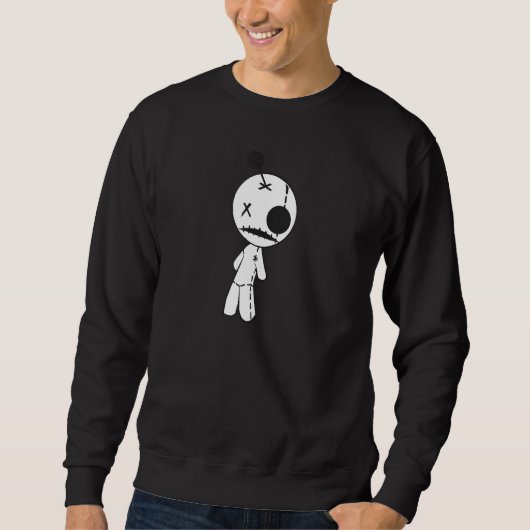Witchy Gothic Design, Voodoo Doll voor Tiener Trui (Voorkant)