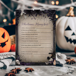 Witchy Gothic Halloween Wie kent mama het beste sp