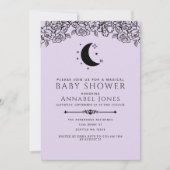 Witchy Gothic Tarot Kaart Nuetral Baby shower (Voorkant)