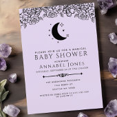 Witchy Gothic Tarot Kaart Nuetral Baby shower