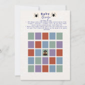 Witchy Halloween Baby shower Bingo Kaart (Voorkant)