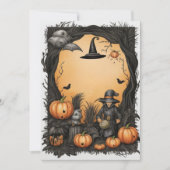 Witchy Halloween Blank Uitnodiging (Voorkant)