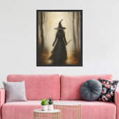 Witchy Halloween Canvas Afdruk (Insitu (Woonkamer))