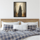 Witchy Halloween Canvas Afdruk (Insitu (Slaapkamer))
