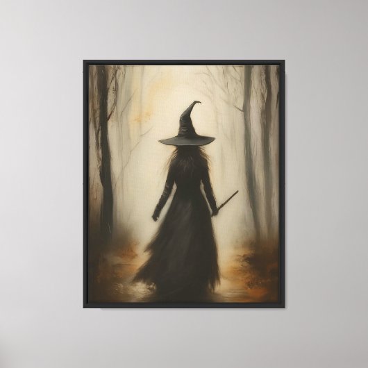 Witchy Halloween Canvas Afdruk (Voorkant)