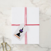 Witchy +{ halloween }+ Cat Cadeaulabel (Met Touw)
