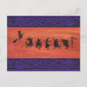 Witchy Halloween Celebration. Briefkaart (Voorkant)