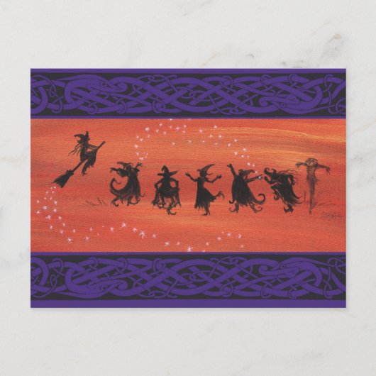 Witchy Halloween Celebration. Briefkaart (Voorkant)