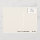 Witchy Halloween Greetings Briefkaart (Achterkant)