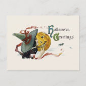 Witchy Halloween Greetings Briefkaart (Voorkant)