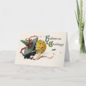 Witchy Halloween Greetings Kaart (Voorkant)