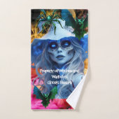 Witchy Halloween handdoek (Handdoek)