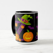 Witchy Halloween Initiaal "Z" Mok (Voorkant links)