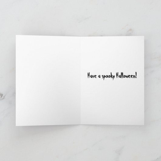 Witchy Halloween Kaart (Binnen)