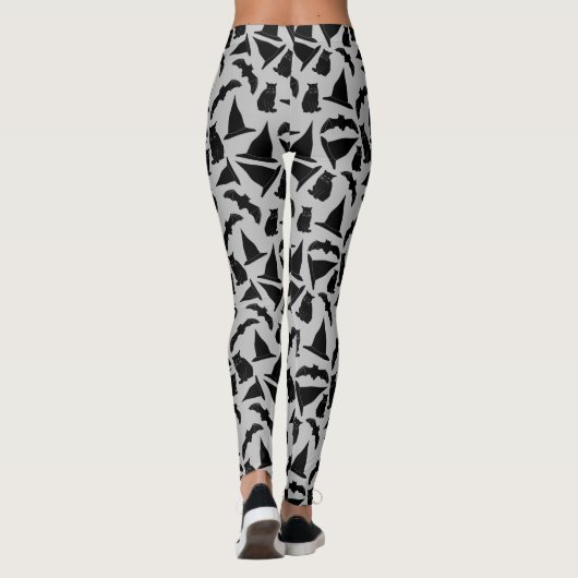Witchy Halloween Leggings (Achterkant)