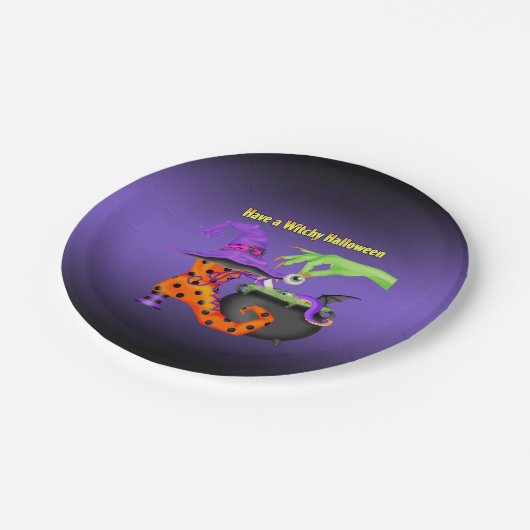 Witchy Halloween Paper Party Bord (Gekanteld)