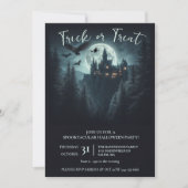 Witchy Halloween Party Kaart (Voorkant)