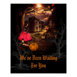 Witchy Halloween Party Perfect Poster