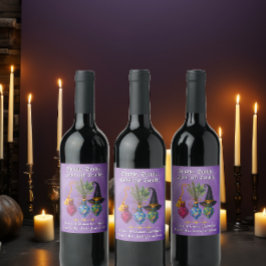 Witchy Halloween Potion Cocktail Party Wijn Etiket