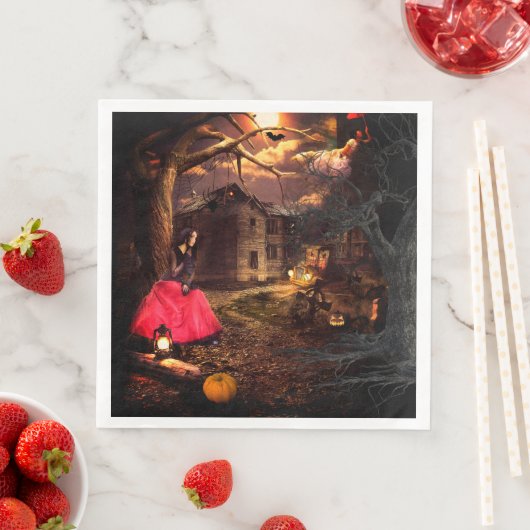 Witchy Halloween Servet (Insitu)