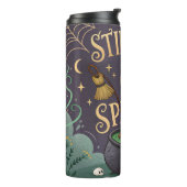 Witchy Halloween Thermal Tumbler Stirring Up Spell Thermosbeker (Gedraaid links)