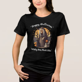 Witchy Halloween Vibes - Zwart- T-shirt 🎃👻