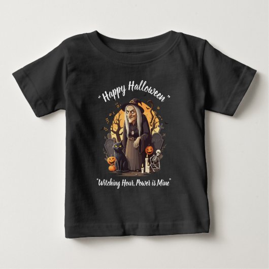 Witchy Halloween Vibes - Zwart- T-shirt 🎃👻 (Voorkant)