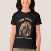 Witchy Halloween Vibes - Zwart- T-shirt 🎃👻 (Voorkant)