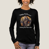 Witchy Halloween Vibes - Zwart- T-shirt 🎃👻 (Voorkant)