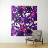 Witchy Halloween Wandkleed (In situ)