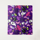 Witchy Halloween Wandkleed (Voorkant)