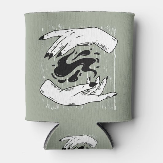 Witchy Hands Blikjeskoeler (Voorkant)