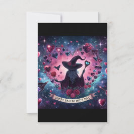 Witchy hart liefde Valentijnsdag magische Kaarten