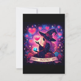 Witchy hart liefde Valentijnsdag magische Kaarten