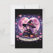 Witchy hart liefde Valentijnsdag magische Kaarten (Voorkant)