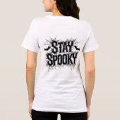 Witchy Highland Koe Stay Spooky Tri-Blend Shirt (Achterkant)