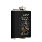 Witchy is klaar voor Halloween Heupfles (Rechts)