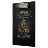 Witchy is klaar voor Halloween Klembord (Links)