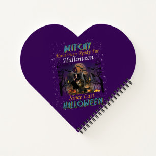 Witchy is klaar voor Halloween Notitieboek